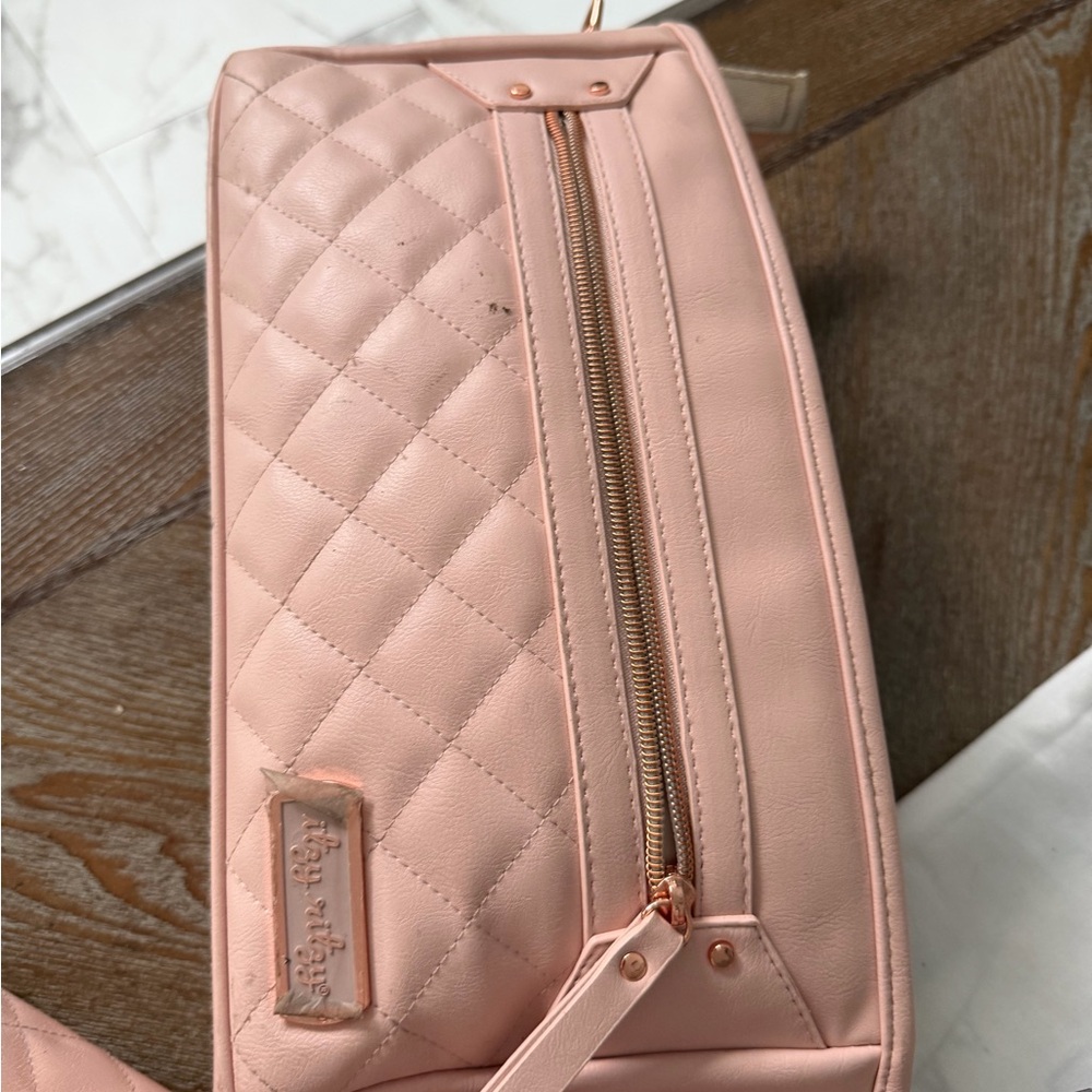 Itzy Ritzy Blush Quilted Stroller Caddy Qty 2